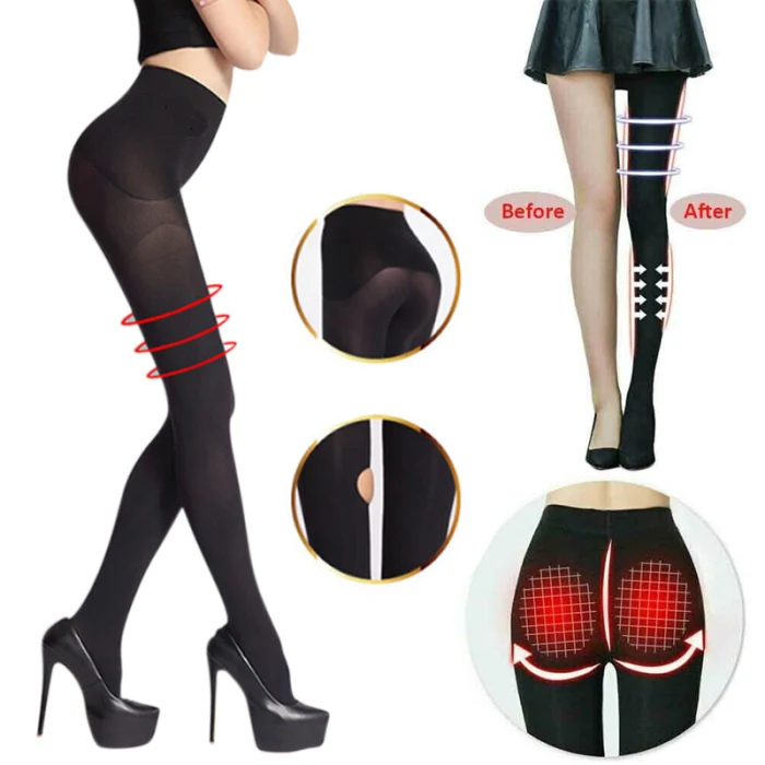 Компрессионные колготки шейпер для ног Брюки для похудения форма тела женские чулки SSA-19ING