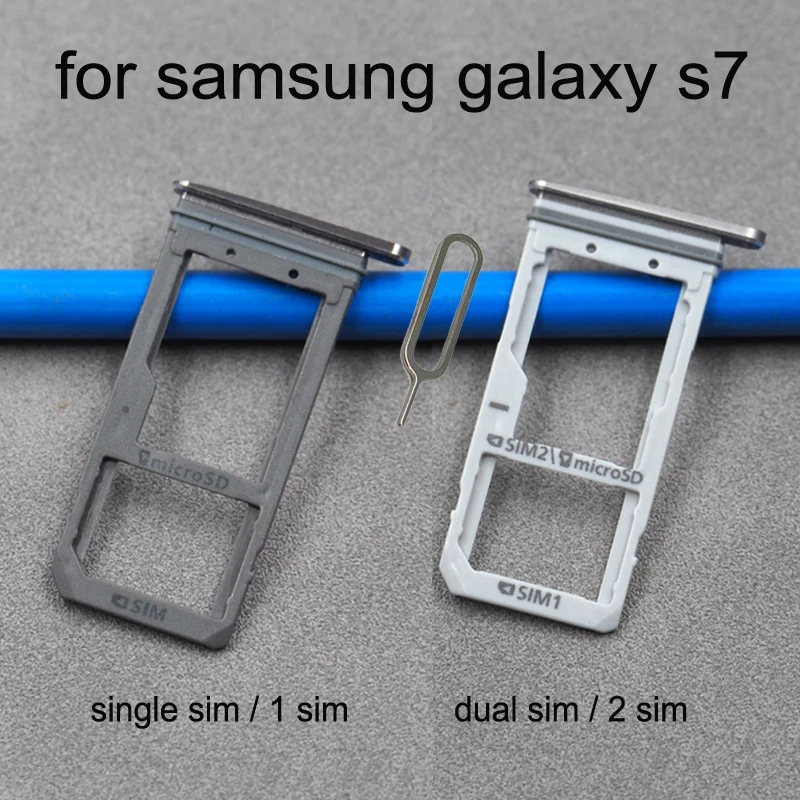 Оригинальный корпус для Samsung Galaxy S7 G930 G930F G930FD G930A G930P Новый адаптер SIM карты и