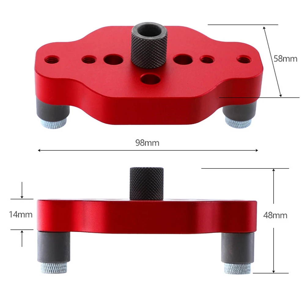 Woodworking Punch Locator Straight Hole Positioner Vertical Doweling Puncher Precise Positioning Tools for Wooden Hole Punching