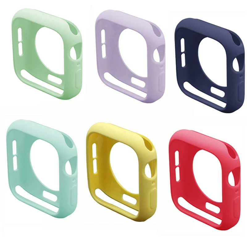 

Screen Protector Case For Apple Watch band 4 44mm 40mm (iwatch 5) Scratch Resistant Protective Shockproof Shatter-Resistant