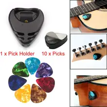 10 шт. медиаторы для гитары высокого качества пластиковые музыкальные элементы смешанный узор медиаторы для гитары быстрое хранение самоклеющиеся гитарные части