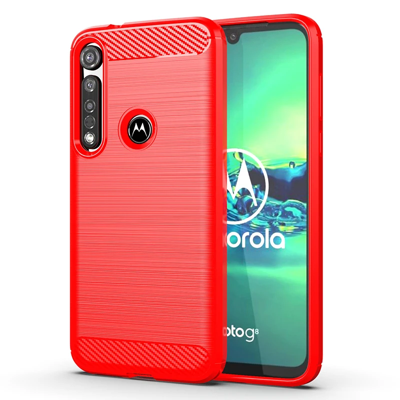 Чехол из углеродного волокна противоударный чехол для телефона Motorola Moto G8 E6 E5 G6 G7 Play Plus One Macro Action E6s Zoom Чехол бампер Чехол
