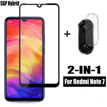

2-in-1 Xiaomi Redmi Note 7 Camera Glass Film Fast Delivery For Redmi 7 Safe Tempered Glass Full Cover For Note 7 Screen Protect