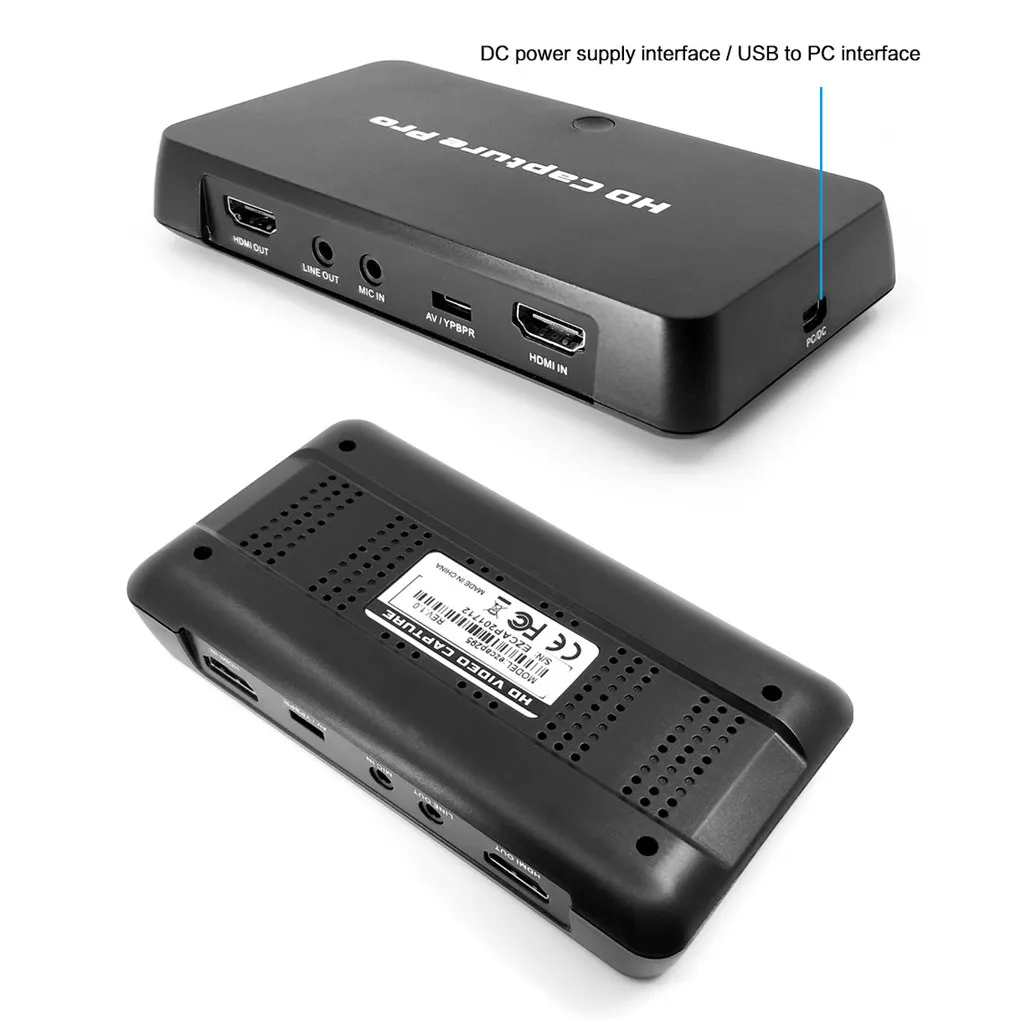 HDMI Карта видеозахвата 1080P HD видео рекордер USB 2 0 воспроизведение онлайн потоковое