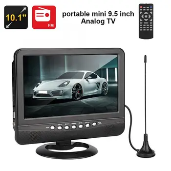 

9.5 inch 9-12V Car Wide Viewing Angle Portable Mobile Analog TV DVD Television Player US 100-240V for PAL / NTSC / SECAM TV