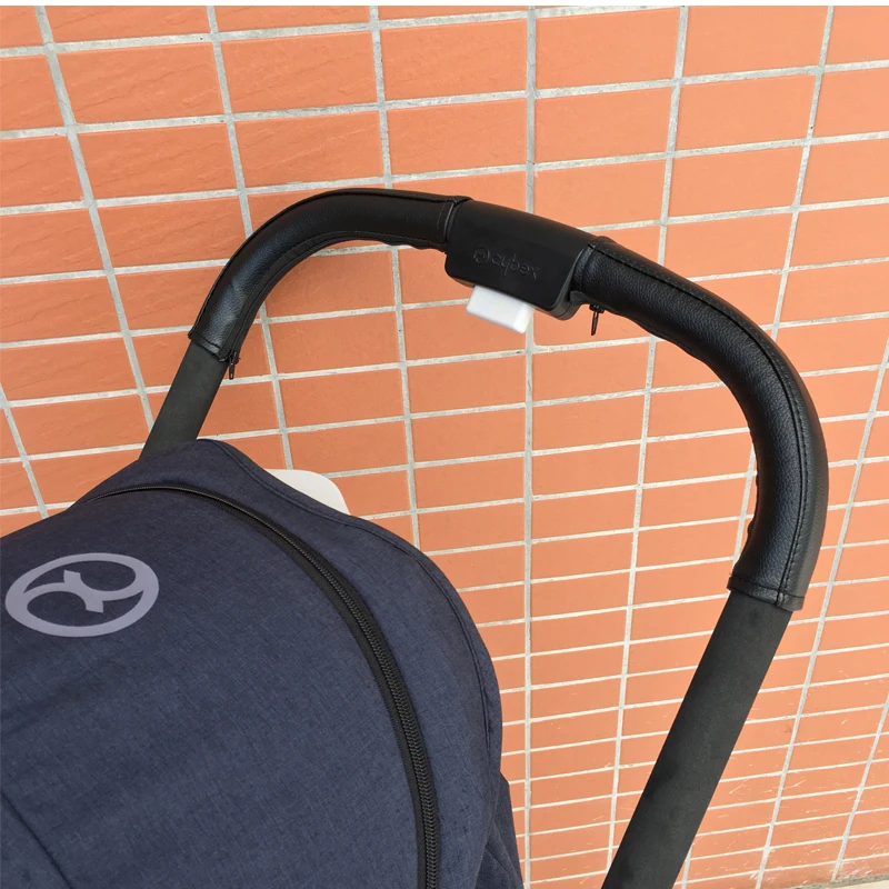 Housse Poignée Poussette - Protection En Cuir, Zip, Confortable Et Facile à Installer (52x12 Cm) - 10