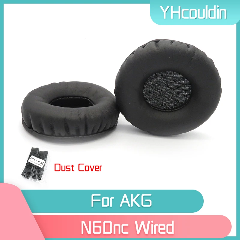 

YHcouldin Earpads For AKG N60nc Wired Headphone Accessaries Replacement Wrinkled Leather