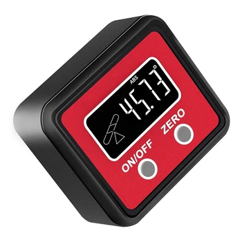 

Digital Angle Finder Backlight Angle Gauge Level Box Protractor with V-Groove netic for Carpentry Building Masonry