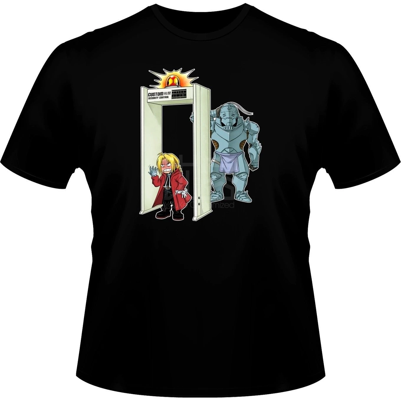 2018 короткая рубашка в стиле хип-хоп Starnger Things Camiseta Manga-Parodia De Edward Y Alphonse Full Metal Alchemist