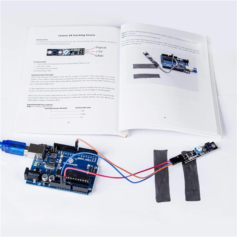 Sunfower обучающий комплект для Arduino 37 модулей R3 набор датчиков V1.0 для Arduino включая UNO R3 платы