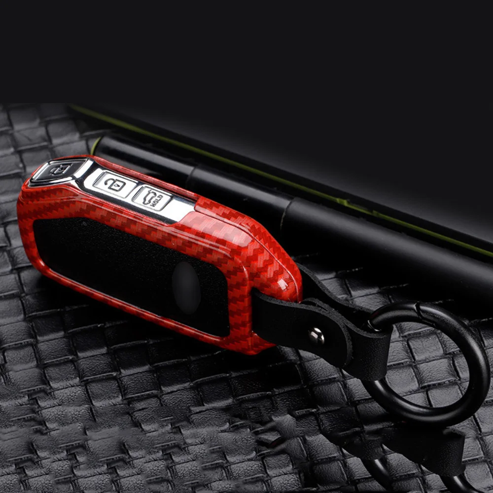 Цинковый сплав ключи сумка чехол Защитная крышка красный для Kia Ceed Cerato K2K3K4K5