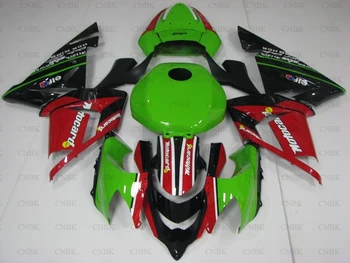 

Fairing for ZX10r 04 for Kawasaki ZX10r Body Kits 2005 for Kawasaki ZX10r Fairing Kits 2004 - 2005 Green Black Red