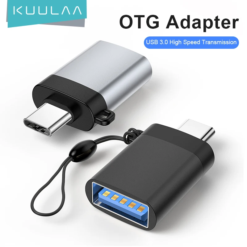 Адаптер KUULAA USB C OTG адаптер быстрого типа на 3 0 для Macbook Pro Xiaomi mi 10 Mini Type-C конвертер