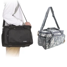 600D холщовая Рыболовная Снасть Сумка 37x25x25 см рыболовные сумки для снаряжения, сумка для охоты на открытом воздухе, для пикника, кемпинга, туризма, рыбалки