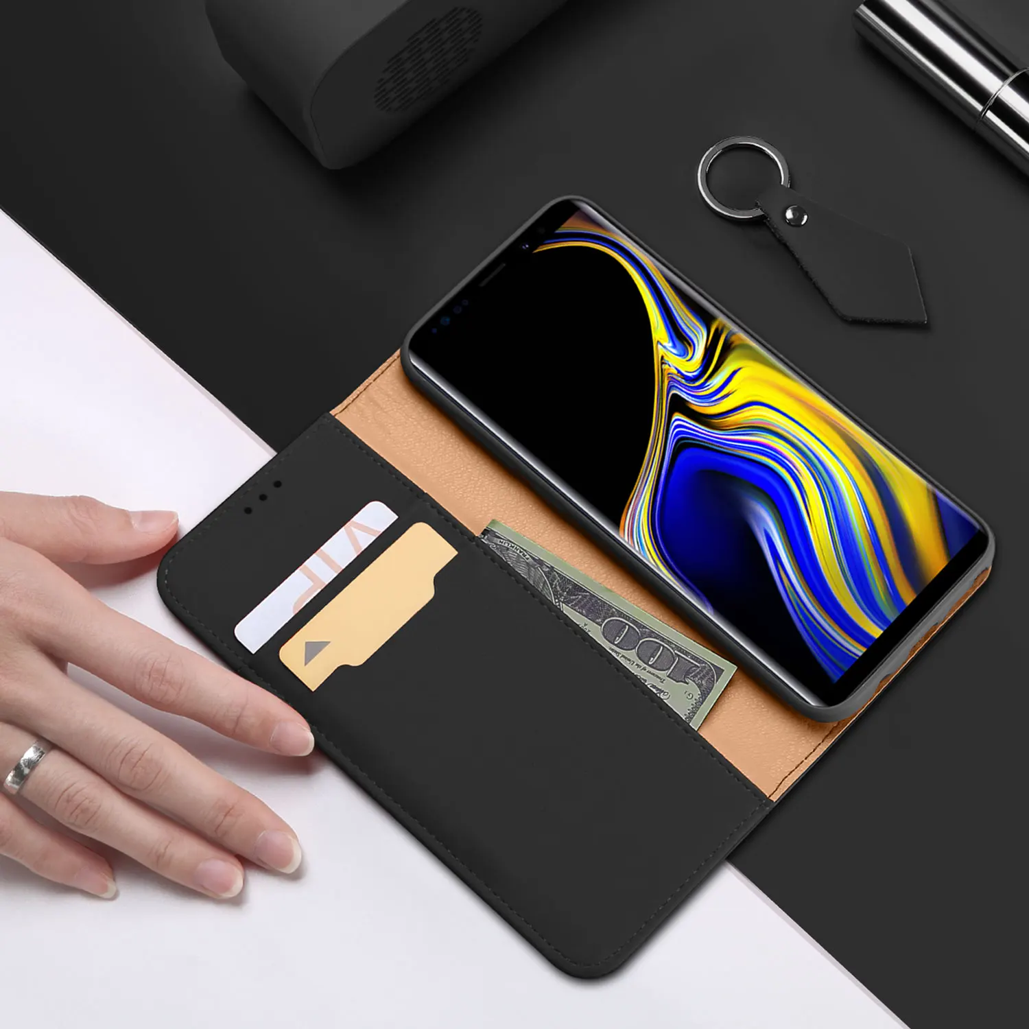 DUX DUCIS чехол для телефона из натуральной кожи для samsung Note 10 9 Чехол-кошелек из натуральной кожи для Galaxy S8 S9 S10 Plus Note10+ чехол