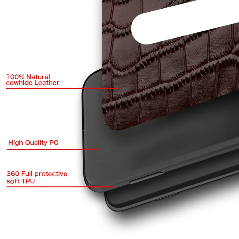Чехол из натуральной кожи для Oneplus 7 6T 6 7Pro, чехол для One plus 7 Pro 5 5T crocodile Garin 360, полный защитный бронированный чехол для телефона