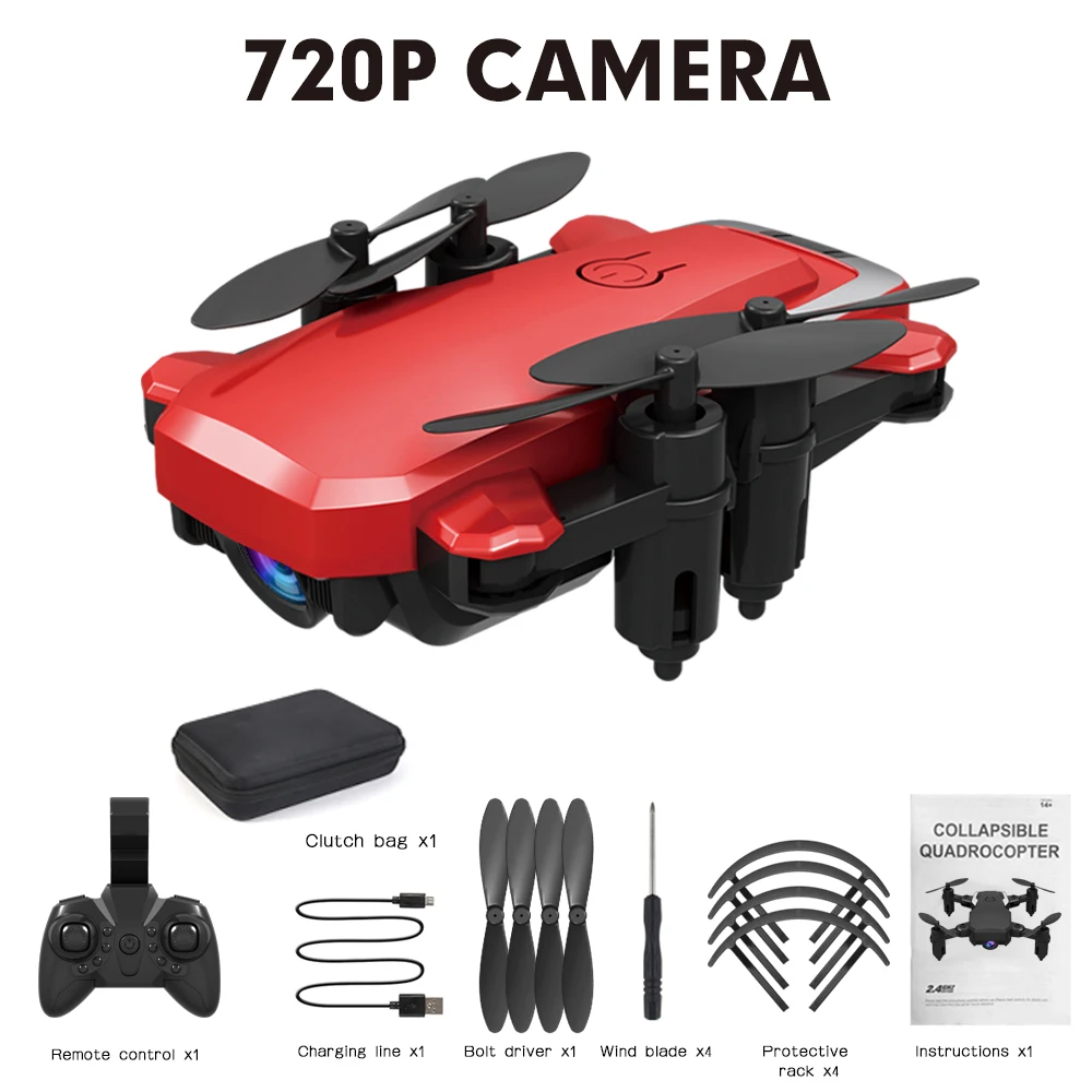 

Hot HJ03 Mini Drone Quadcopter Folding WIFI Aerial Photography Artifact Four-axis Flight HD 720p Camera Drone Foldable Arms Toys