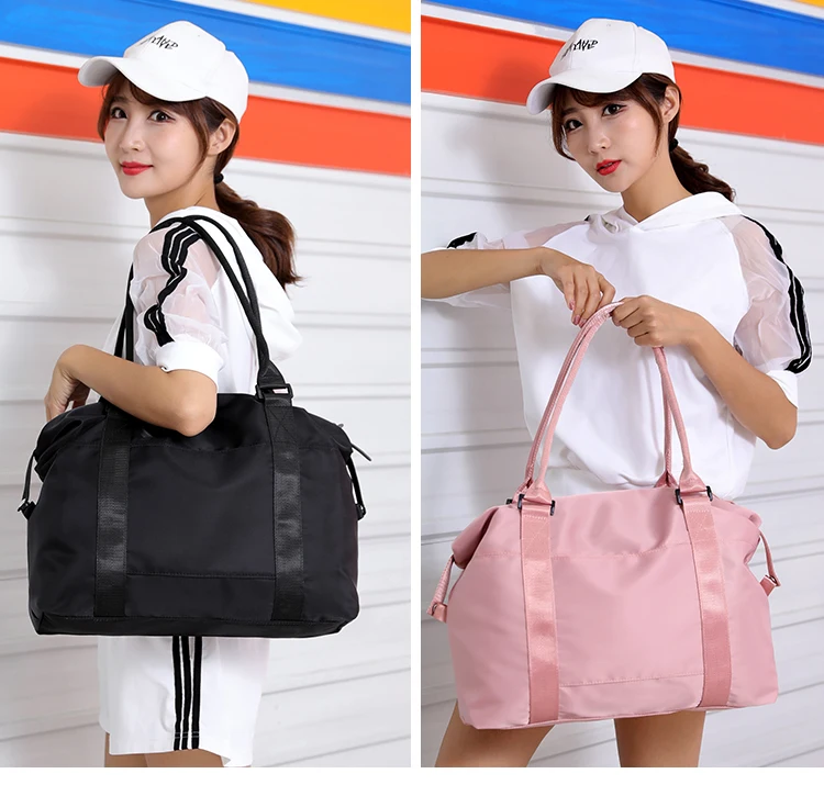 Модная спортивная женская сумка Большая вместительная спортивная сумка универсальная дорожная сумка для девочек