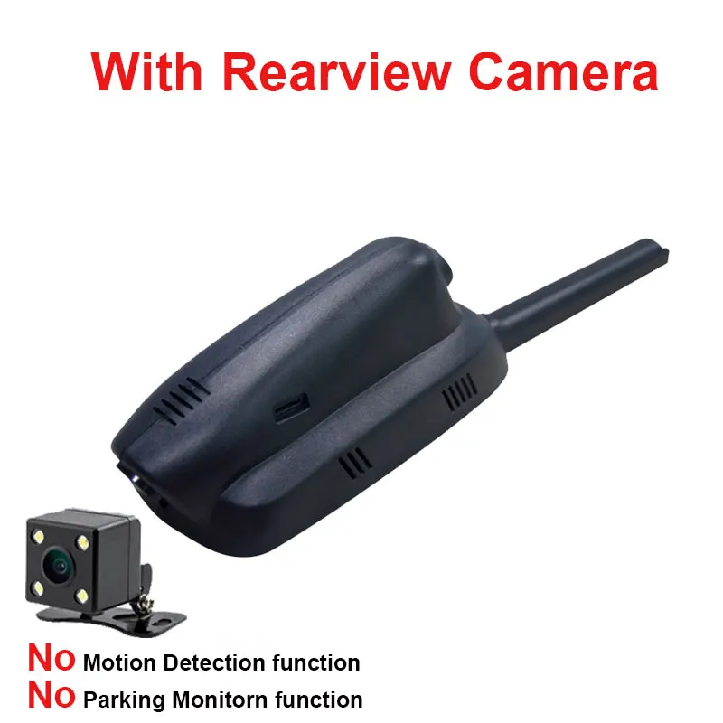 With Rear Lens Kampacar Novatek 96658 двойной автомобильный Wifi DVR видеорегистратор камеры Авто рекордер для peugeot 3008 5008 suv до два объектива Автомобильные видеорегистраторы - Название цвета: With Rear Lens