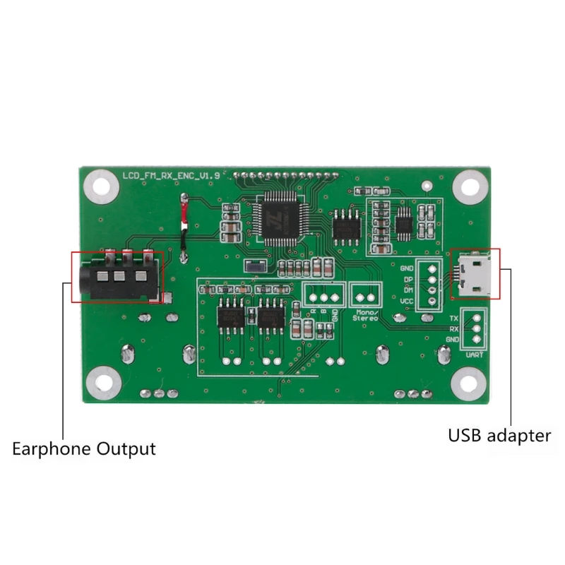 Цифровой FM 87-108 МГц DSP и PLL lcd стереорадиоприемник модуль+ серийный контроль