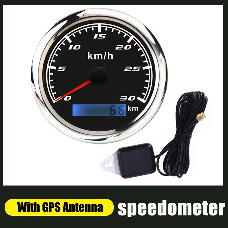 60 Km/h Gps Speedometer Odometer 85mm Speed Gauge 120km/h 200km/h With ...