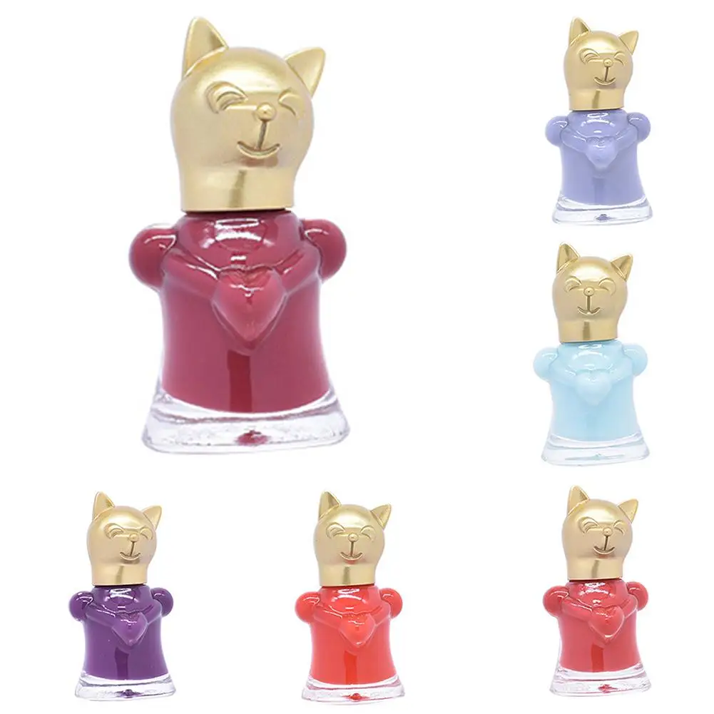 Мультяшный водяной отмачиваемый лак для ногтей Быстросохнущий Осветляющий лак с мультяшным дизайном Осветляющий отмачиваемый