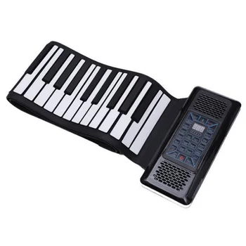 

TOP!-Hand Roll Piano/Keyboard Rockjam/Keyboard Musical Instrument /88 Keys Piano Portabl Musical Instrument Portable/USB Soft Fl