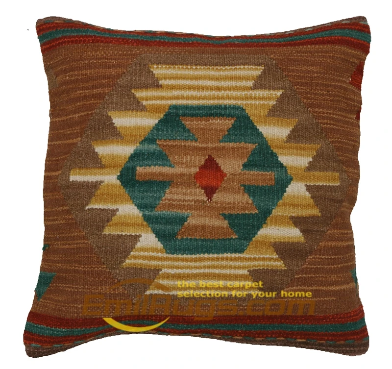 pillow case 60x60 Handmade Kilim Diy Craft Gift Hand Woven Wool Varies Gorgeou Woolen Decorative