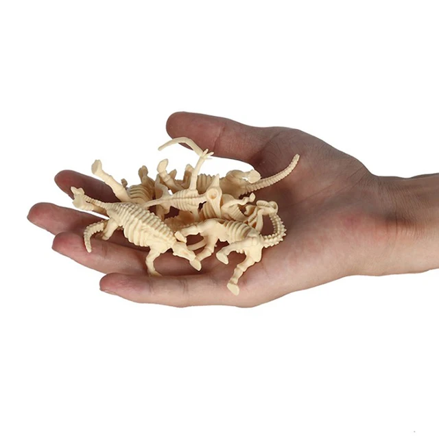6/12pcs Dinosaur Toys Fossil Skeleton Simulation Model Set Mini Action Figure Educational Creative Collection Toy For Children 4