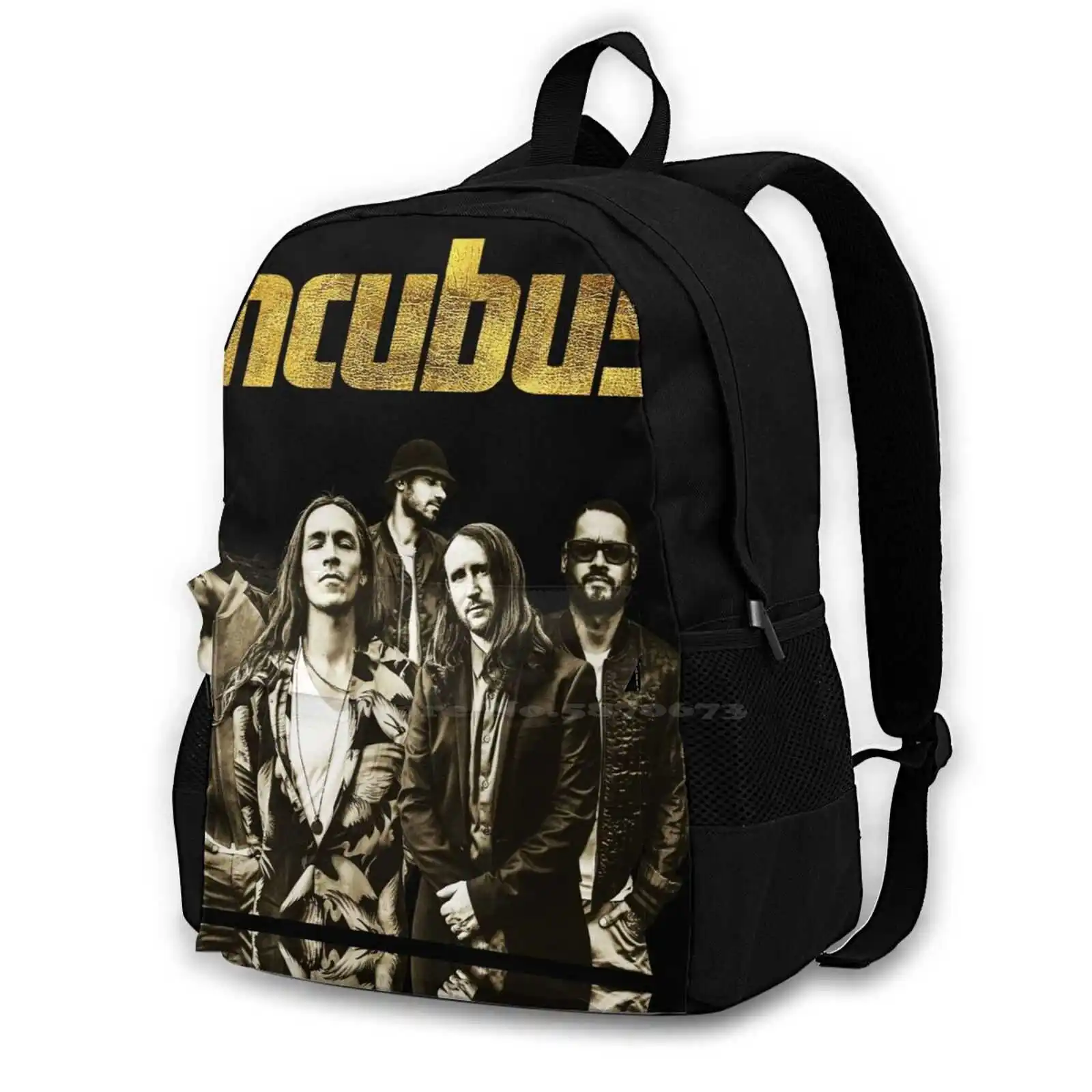 

Band Rock International Tour Poster Art Personil Teen College Student Backpack Laptop Travel Bags Band International Tour Art