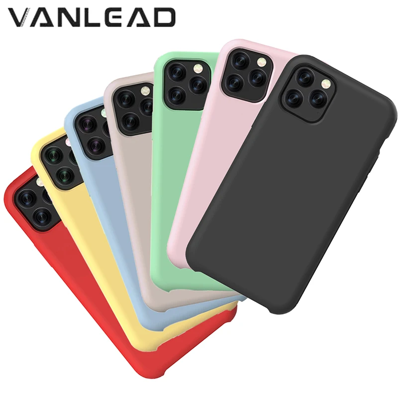 

2019 New iPhone 11 Case Apple iPhone 11 Pro Max Case Liquid Silicone Rubber Soft Cover For Apple iPhone 11 iPhone11 Shockproof