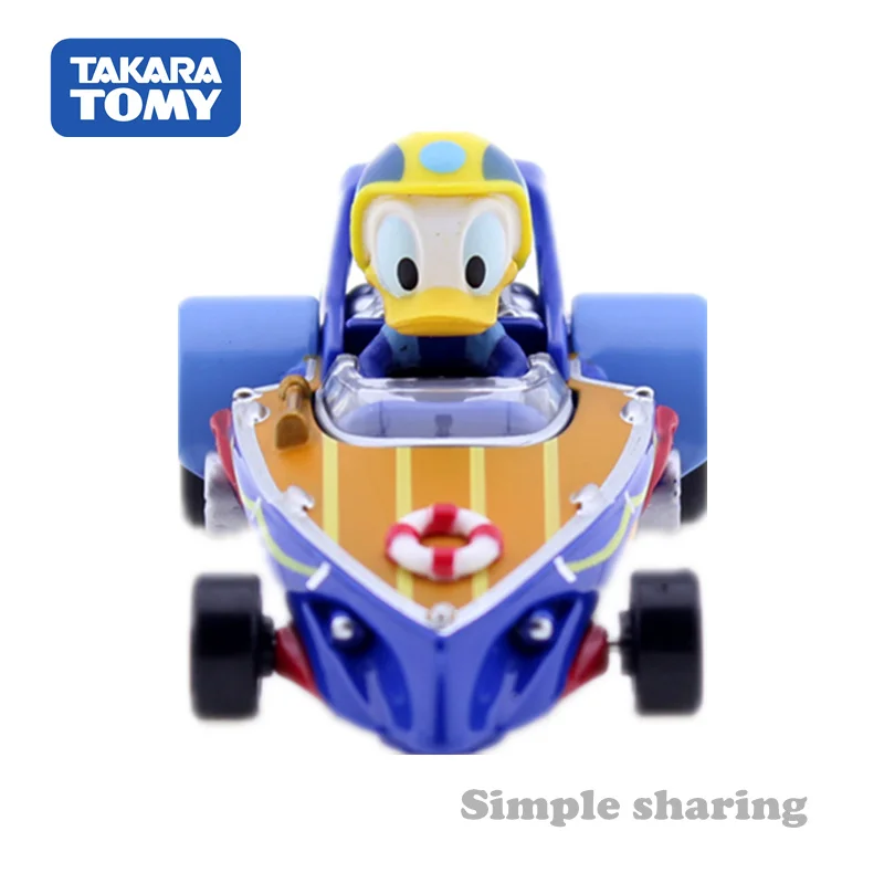 Takara Tomy Tomica Disney Микки Мышь и дорожных гонщиков MRR 2 Cruiser Дональд Дак Mini Roadster детские