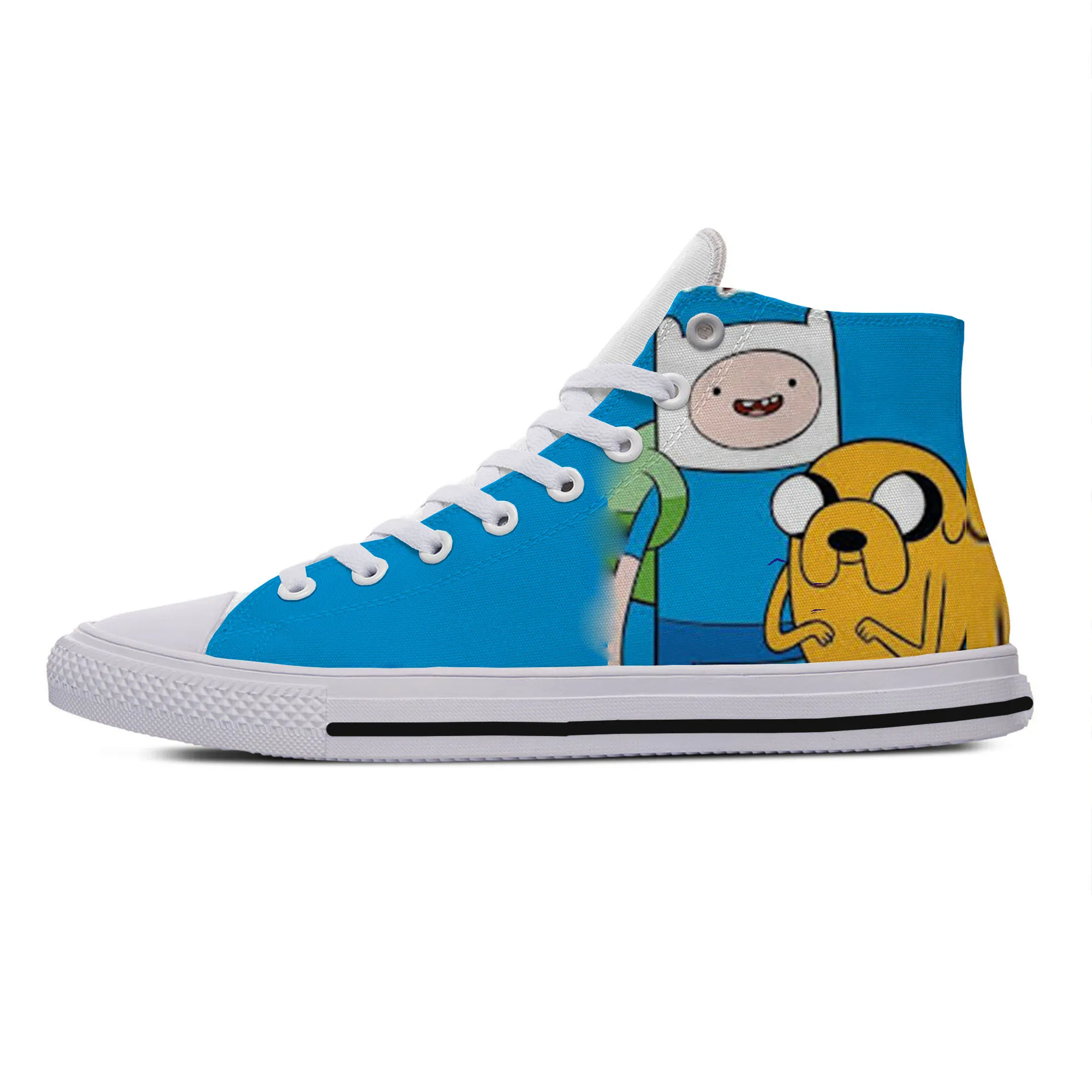 

2019 Hot Cool Fashion Summer Sneakers Handiness Casual Shoes 3D Printed Cartoon Funny Cute For Men Women Adventure Time