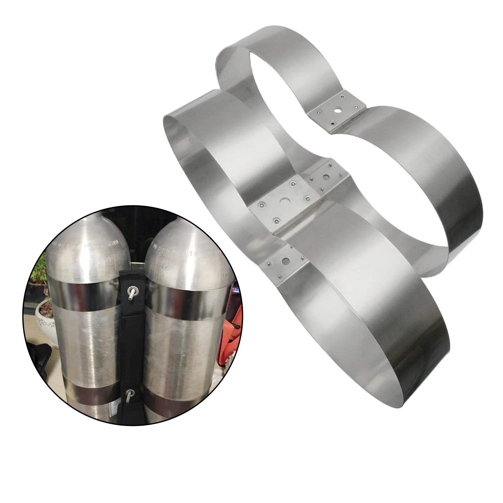 Diving Tank Band Carry Loop Holder Dive Air Cylinder Bottle Retainer Carrier Grip Tech Dive Buoyancy Compensators Tanks Keeper