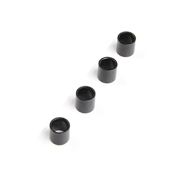 4/8 Pcs 10mm Long Alloy Bearing Spacer For Scooter Or Skateboard Wheels 8mm ID For 8mm Axles Between 608 Bearing Spacer Black 4pcs
