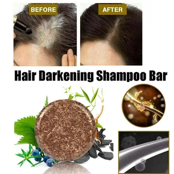 

Essence Hair Darkening Unisex Adults Cleansing Health Care Regrowth Shampoo Bar Glossy Anti Dandruff Moisturizing Handmade