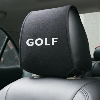 

1PCS Hot car headrest cover fit for Volkswagen VW golf 7 MK2 MK3 MK4 MK6 MK7 polo passat