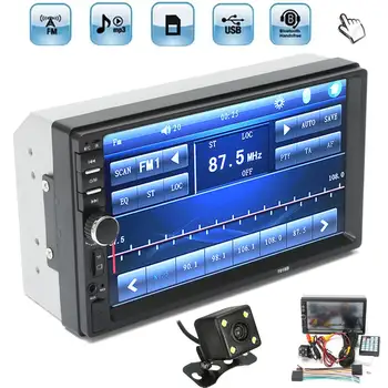 

7 Inch Car Player MP5 Multimedia HD Touch Screen Stereo Radio MP3 FM USB bluetooth TF Card With Cars Backup Camera dvd
