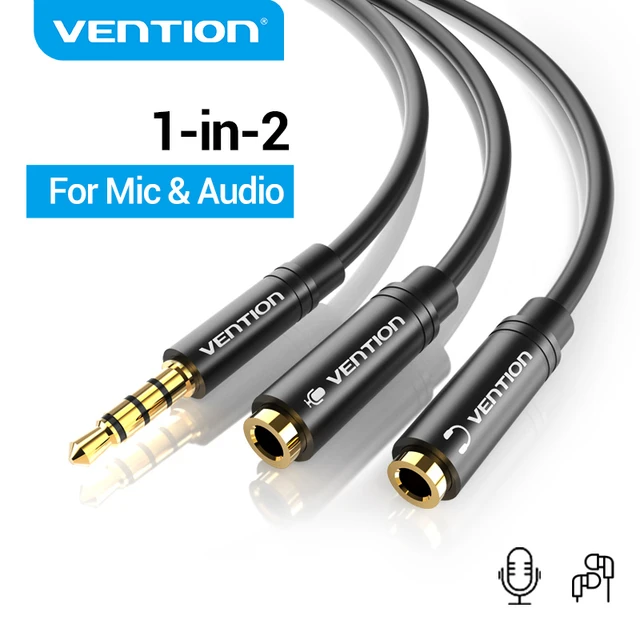 Vention Jack 3.5mm Aux Extension Cable for Car Laptop Mini PC TV Xiaomi  Huawei Stereo