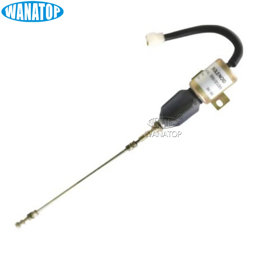 24V Fule Shut Off Stop Solenoid valve 1751ES-24ETUC3B1S1 1751ES-24E7UC3B1S1 For Excavator Engine Aftermarket Parts LH-B021 | Автомобили и
