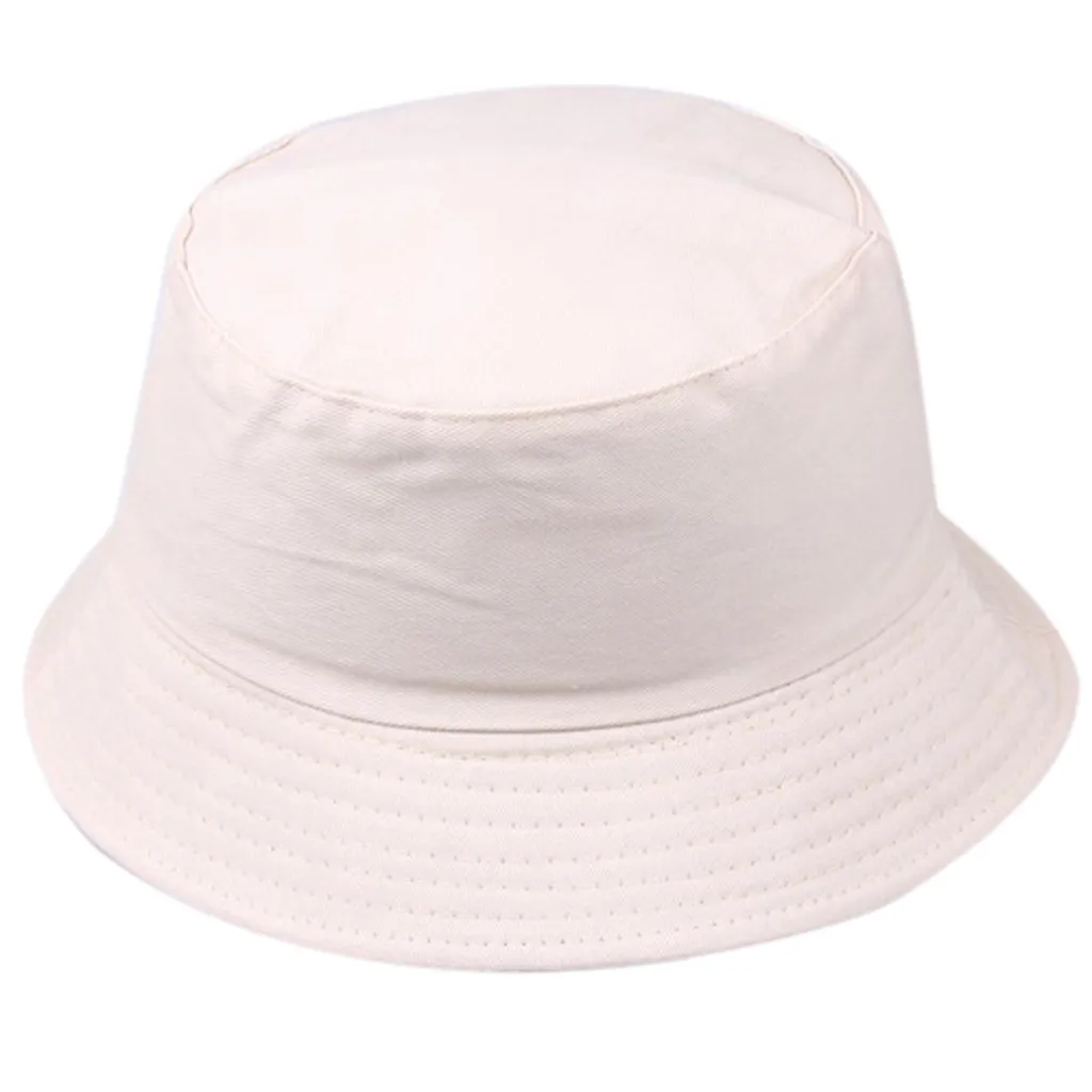 Unisex Summer Fisherman Bucket Hat Outdoor Sunscreen Cotton Fishing Hunting Cap Men Women Basin Chapeau Sun Prevent Hats