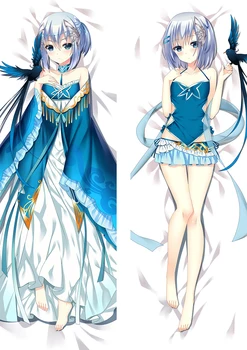 

2020-May update Anime DATE A LIVE Tobiichi Origami Tokisaki Kurumi Dakimakura body Pillow case Hugging Body Pillow Cover