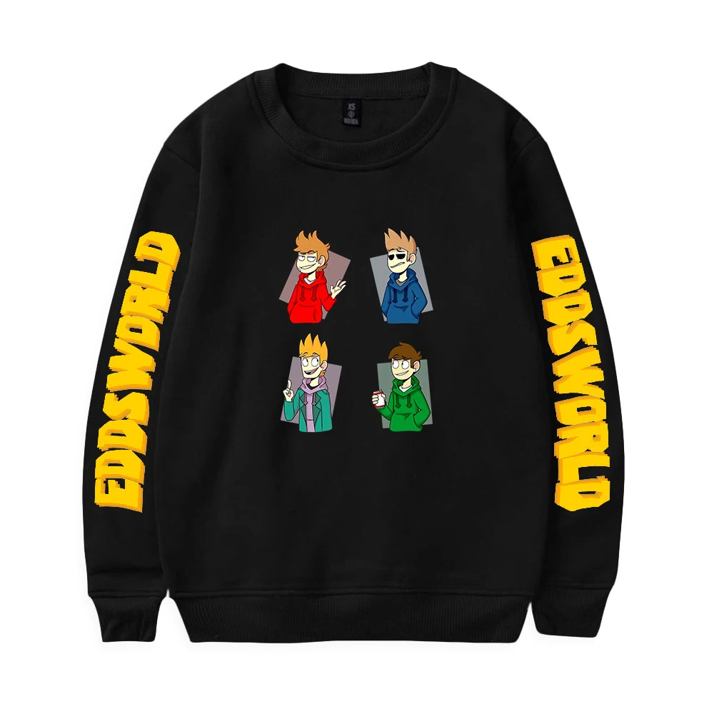 

Свитшот Eddsworld с круглым вырезом для женщин и мужчин, свитшоты с длинным рукавом, лидер продаж, Повседневная Уличная одежда