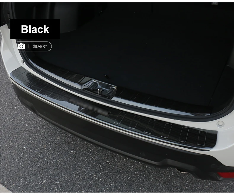 QHCP накладка багажника из нержавеющей стали Задний бампер протектор Порог крышка Внутренний Внешний Хвост порога планки для Subaru Forester