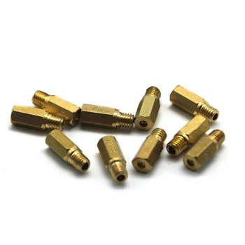 

Fuel Main Jets Injectors Parts Motorcycle Set Metal copper 10pcs Carburetor