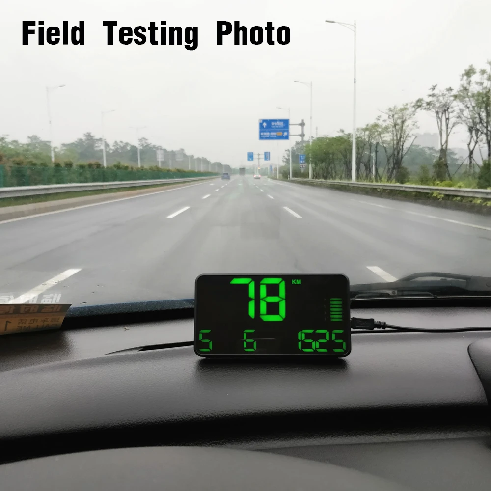 Автомобильный gps Спидометр большие шрифты светодиодный дисплей км/ч MPH скорость