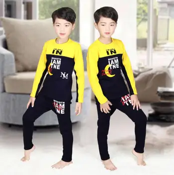 

New Winter Kids Clothes Boys Home Wear 3 4 5 6 7 8 9 10 11 12 14 Years Boys Clothing Set Casual Suit Boys Sweatshirts And Pants