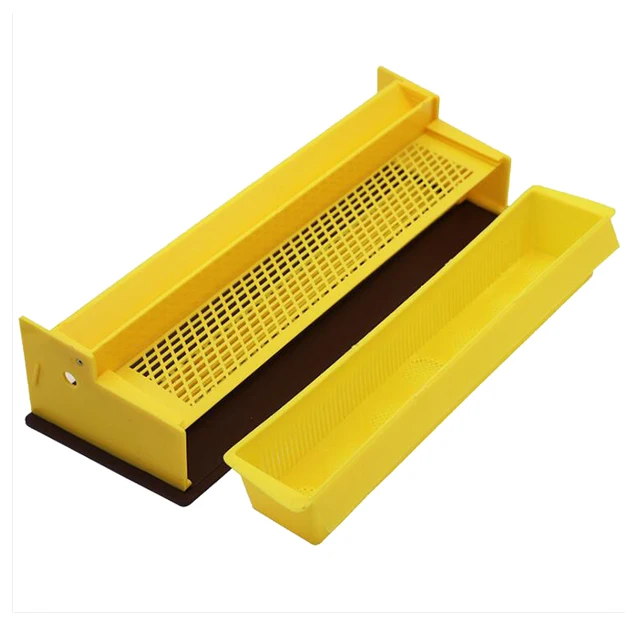 1 Beállított Méhészeti Pollencsapda Műanyag Pollen Kollektor Méhkas Tartós Bejárati Berendezés Szellőztetett Tálcával - Image 2