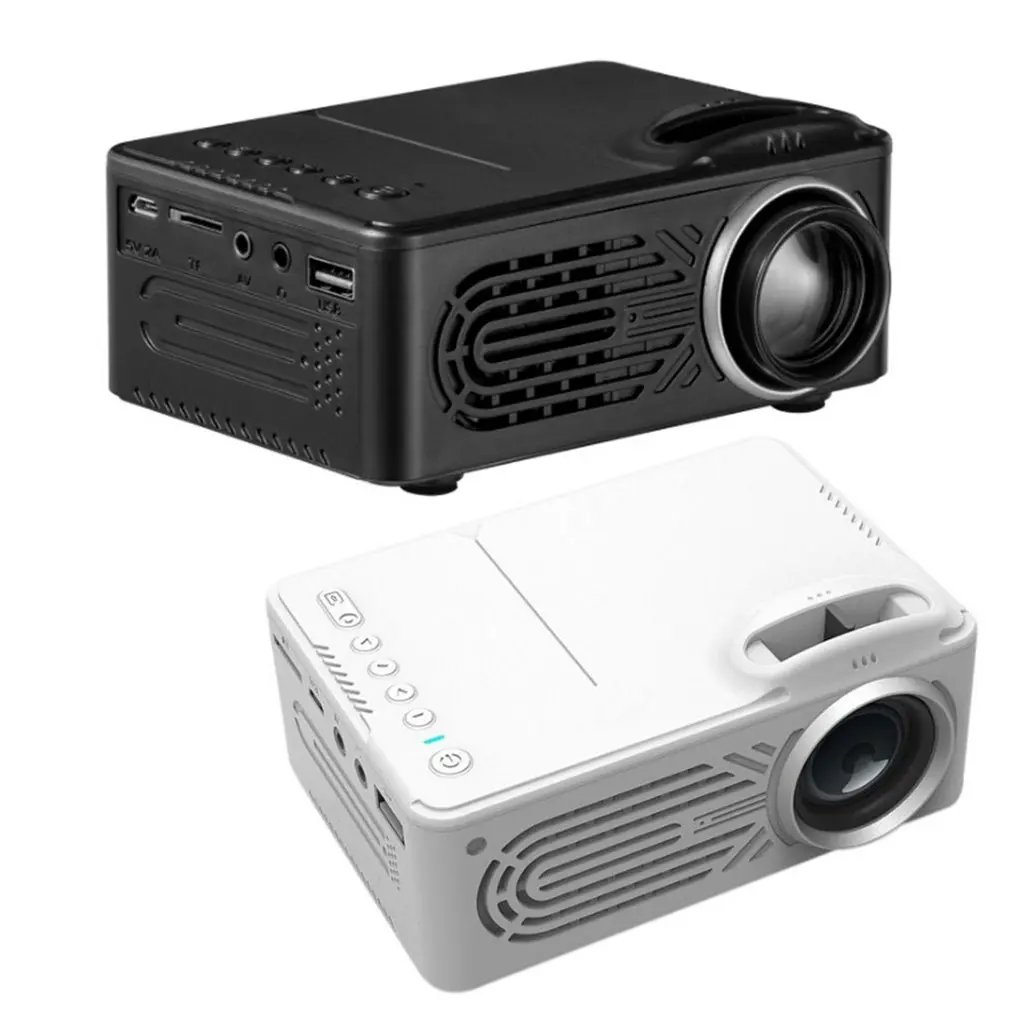 Branco 814 projetor portátil de alta definição 1080p hdmi projetor multi interface de cinema em casa projetor de vídeo-2