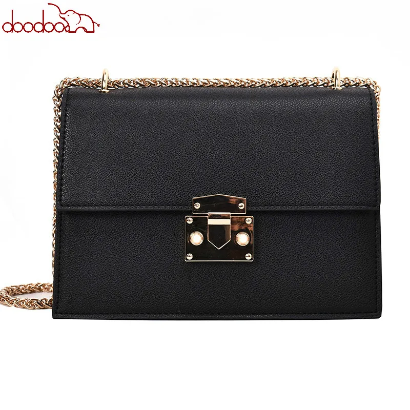 

Luxury Textured Handbag 2019 Fashion New Square bag Quality PU Leather Women's Designer Handbag Chain Shoulder Messenger Bags